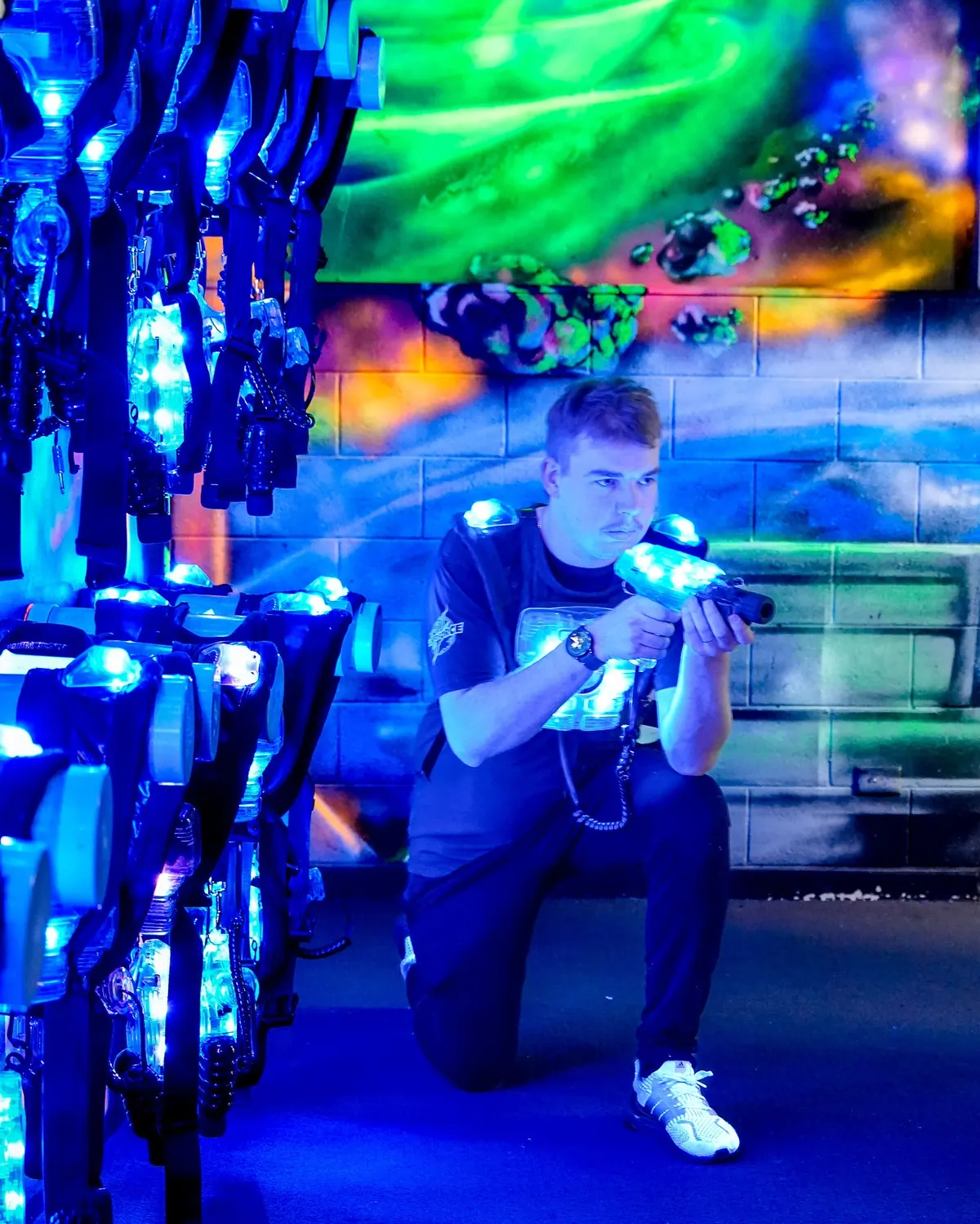 Laserforce arena interior
